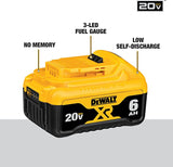 DEWALT 20V MAX XR Lithium-Ion Battery 6 Amp (2-Pack)